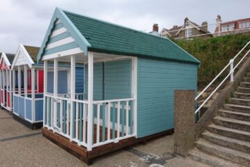 Blue white, 4m x 2.4m Beach Hut, Southwold, Suffolk