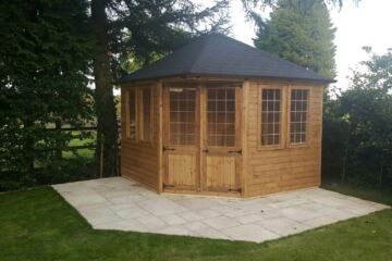 3m x 3m Hipped roof Corner Summerhouse