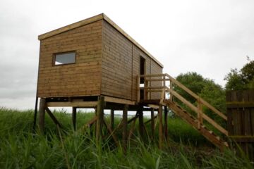 Standard 7.2m x 2.4m Bird Hide on Stilts for The Wildlife Trust @ Grafham Water, Huntingdon