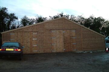 Extra Large 15m x 8m Workshop Timber Garage