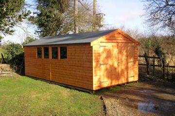 Standard 4.8m x 2.5m Timber Garage