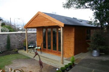Special 4.8m x 3m Garden Office Studio with bi-folding doors