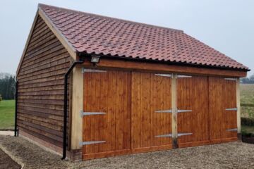 Oak Double Garage